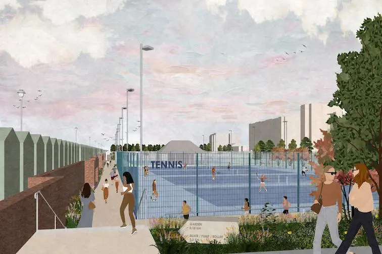 Hove Beach Park tennis courts