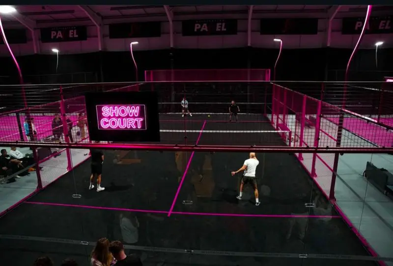 padel uk Destination Padel black court