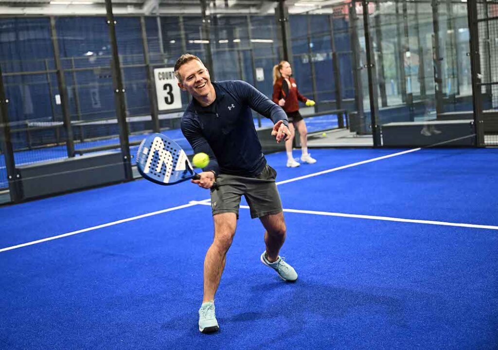 Mark Braithwaite, Sandwell Leisure Trust, padel courts at Tipton Sports Academy