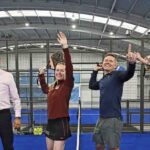 Tia Norton opens new padel courts in Tipton.