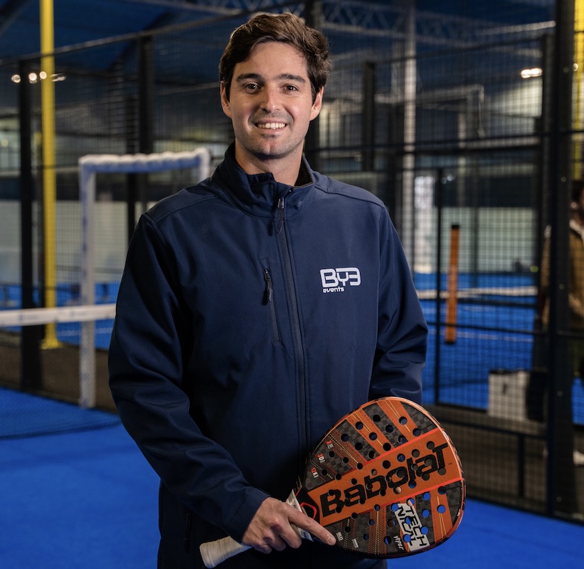 Padel pro Rafa Vega launches BY3 Events