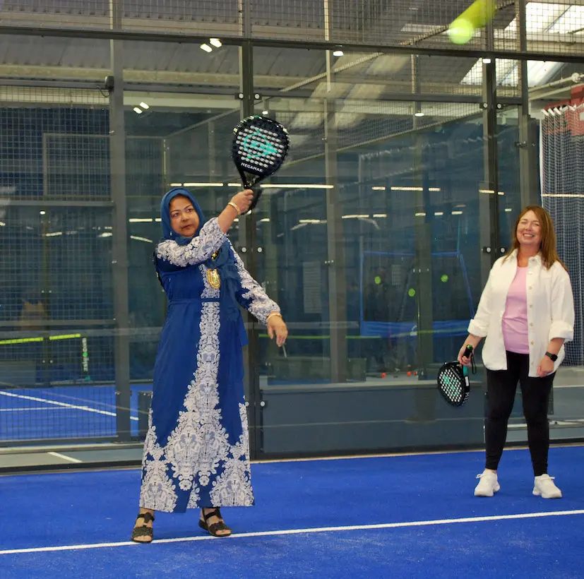 Tipton Sports Academy/Sandwell Council padel courts.