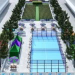 Padel in Plymouth's Piazza