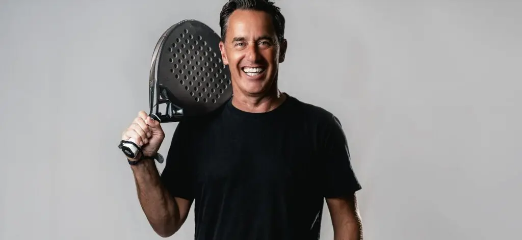 Paul Woodman, presenter of Padel Planet.