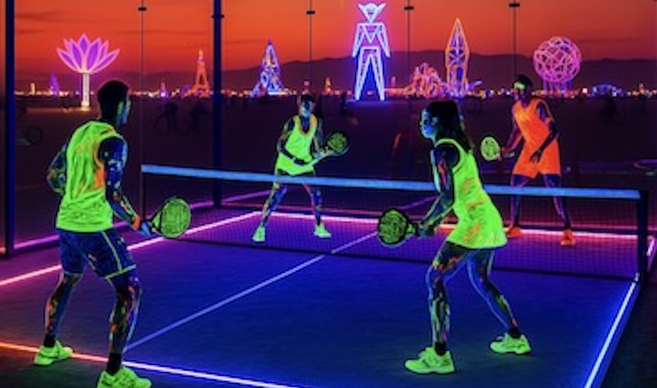 Padel at Burning man image