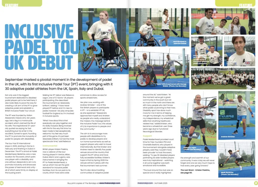 Inclusive Padel Tour at Padel Maidenhead, Berkshire.
