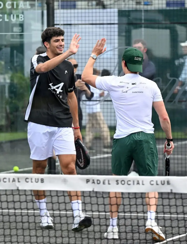 Tom Holland, Arturo Coello, Bero Padel Classic, London's Padel Social Club.