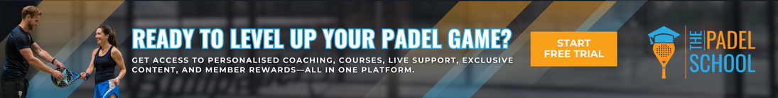 The Padel School ad